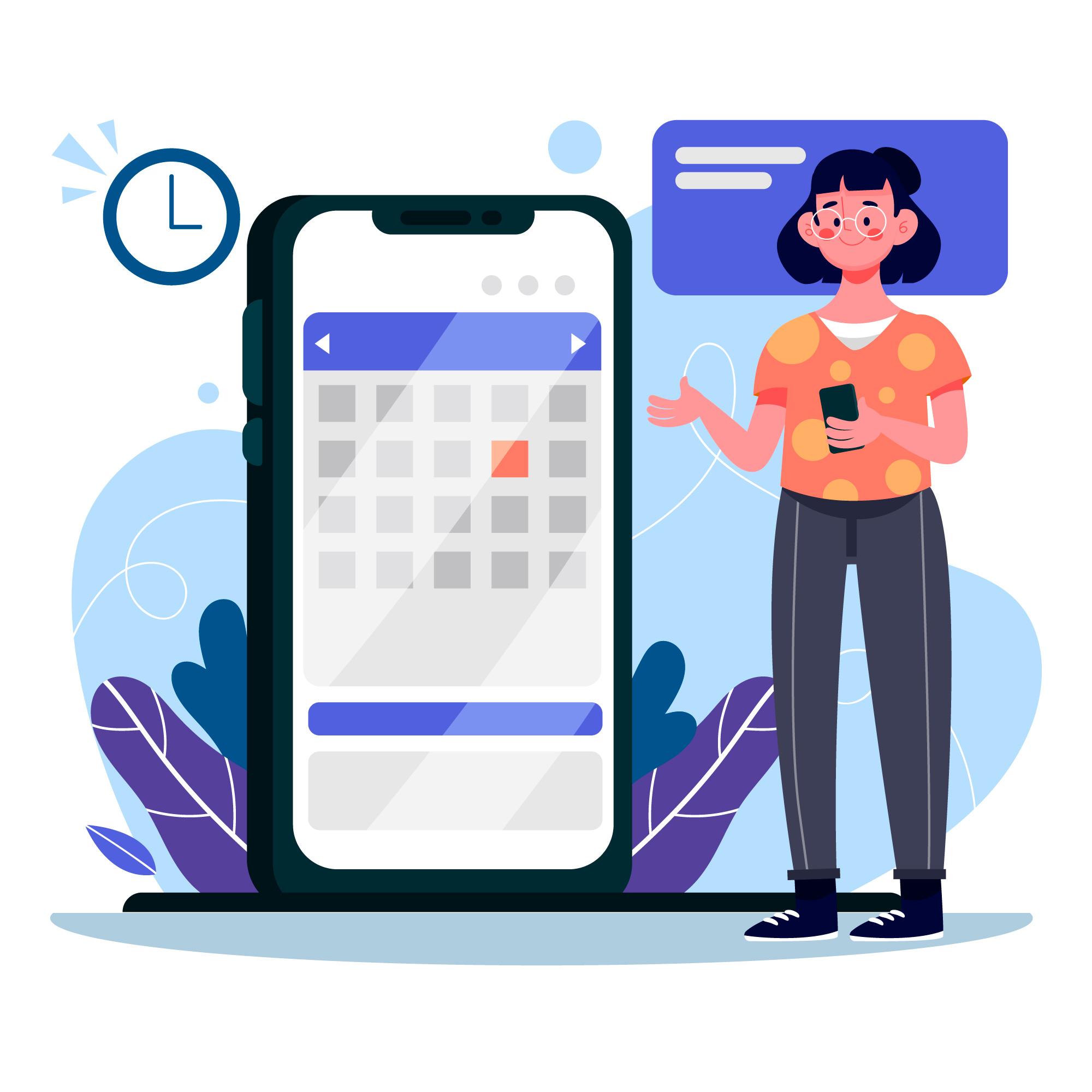 Booking management dashboard for appointments